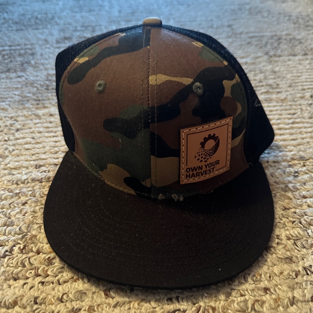 New Own Your Harvest Promotion ball cap camouflage hat.